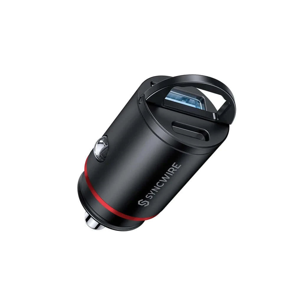 Syncwire 30W Mini Car Charger Dual Fast Charging Ports