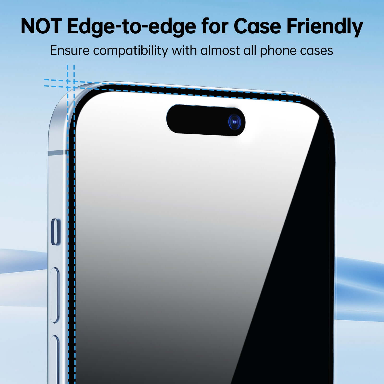 Privacy Screen Protector for iPhone 15 Series 2-pack