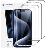Screen Protector for iPhone 15 Pro series Full Coverage 3-pack