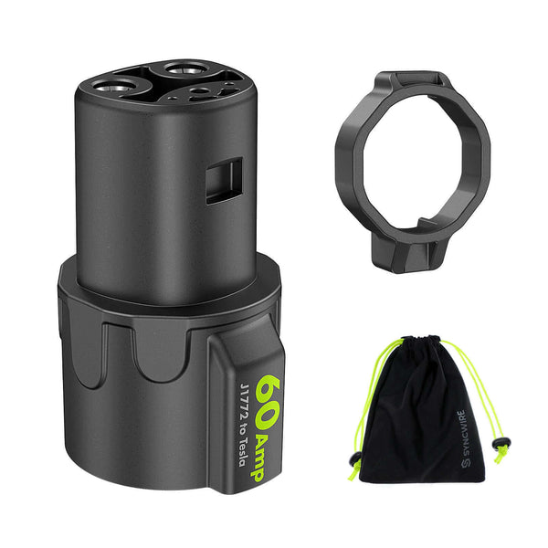 EV Charging Adapter (J1772 to Tesla), 60A/250V AC
