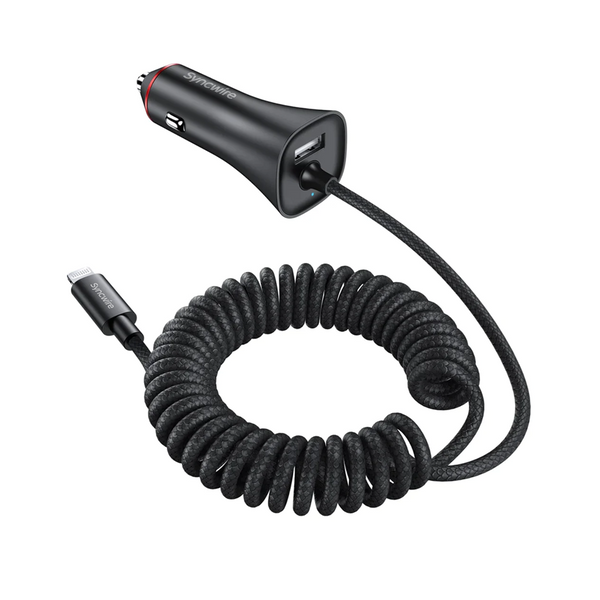 32W Car Phone Charger Apple MFi Certified for Safe Use