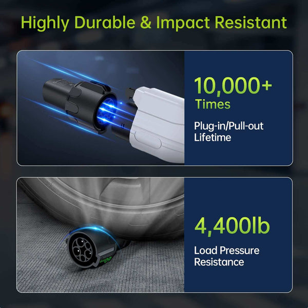 EV Charging Adapter (J1772 to Tesla), 60A/250V AC