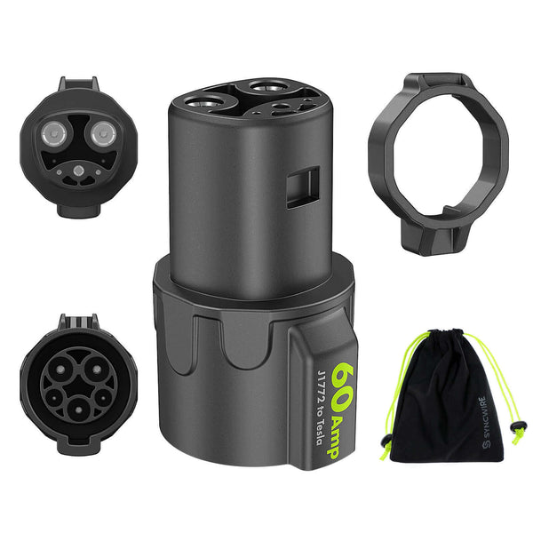 EV Charging Adapter (J1772 to Tesla), 60A/250V AC