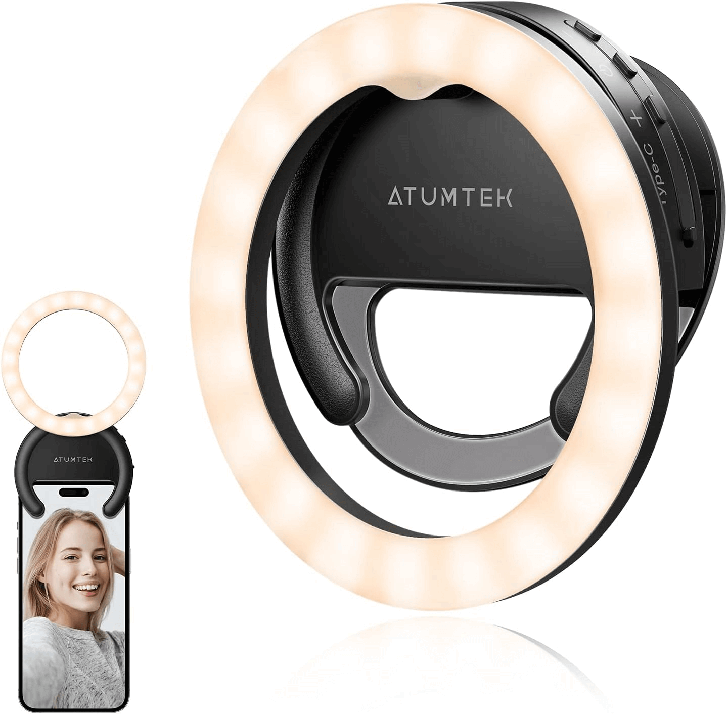 ATUMTEK-4-Rotatable-Selfie-Ring-Light-for-Phone-Black