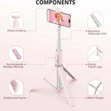 ATUMTEK-55-Selfie-Stick-Tripod-Pink