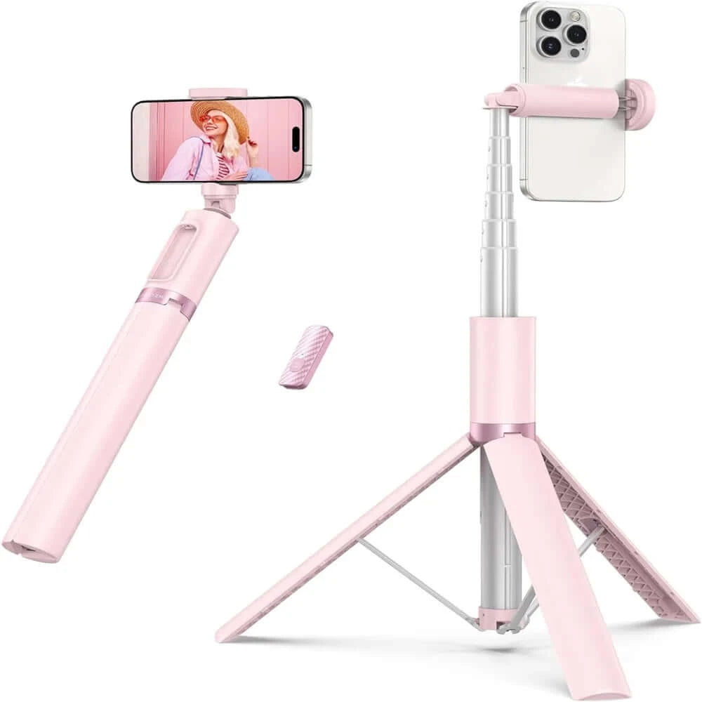 Pink Rip Rod Syncwire Phone Tripods - Stable & Versatile Photography