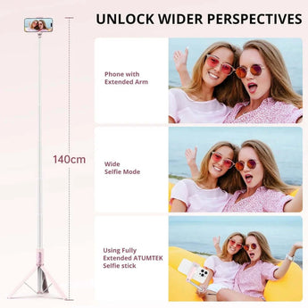 ATUMTEK-55-Selfie-Stick-Tripod-Pink