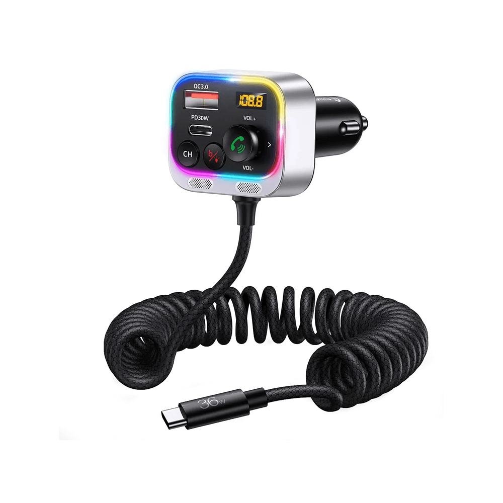 Bluetooth 5.3 FM Transmitter Car Charger Adapter