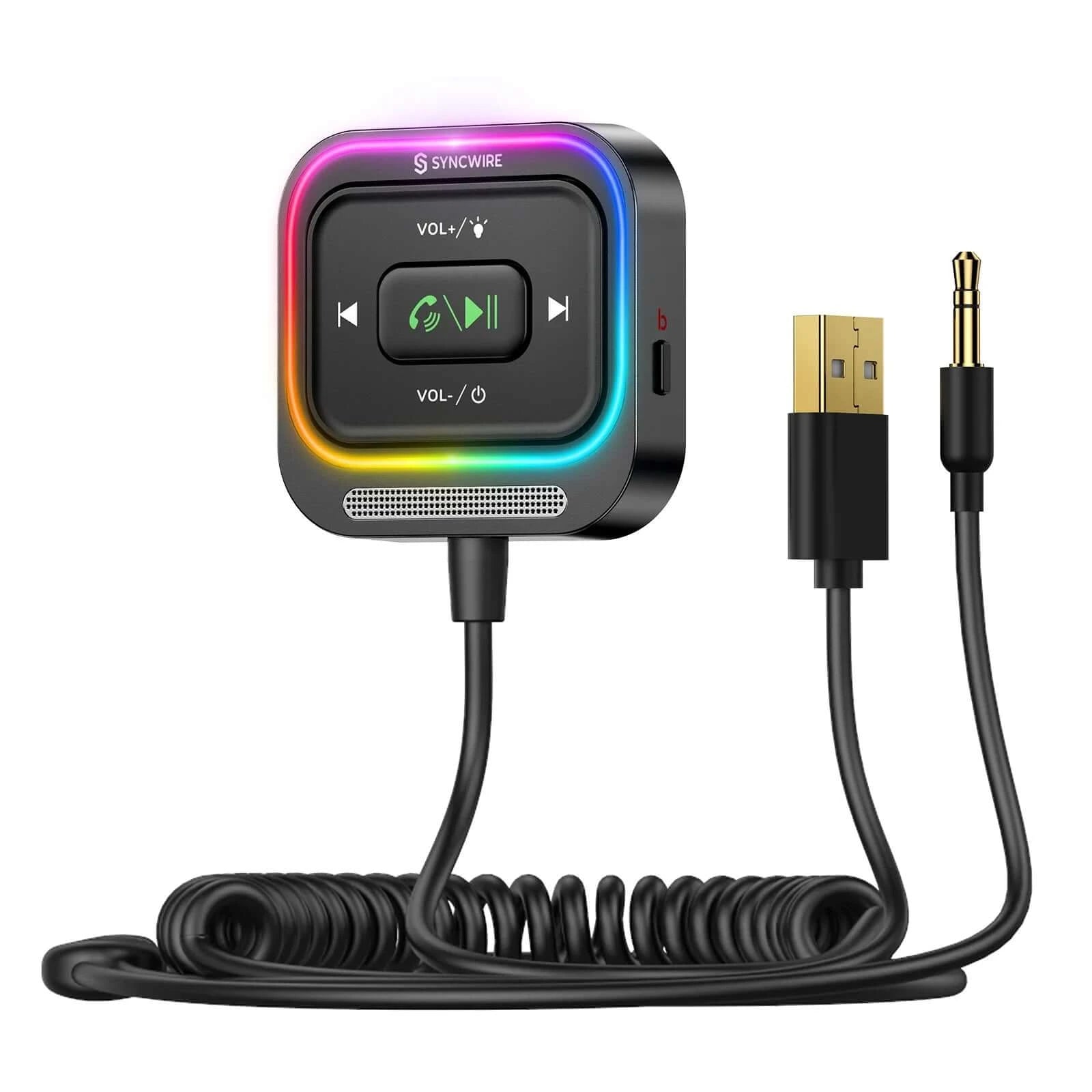 Bluetooth 5.4 Aux Car Adapter