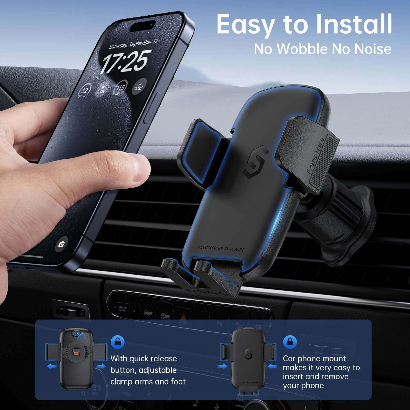 Syncwire Car Vent Phone Holder