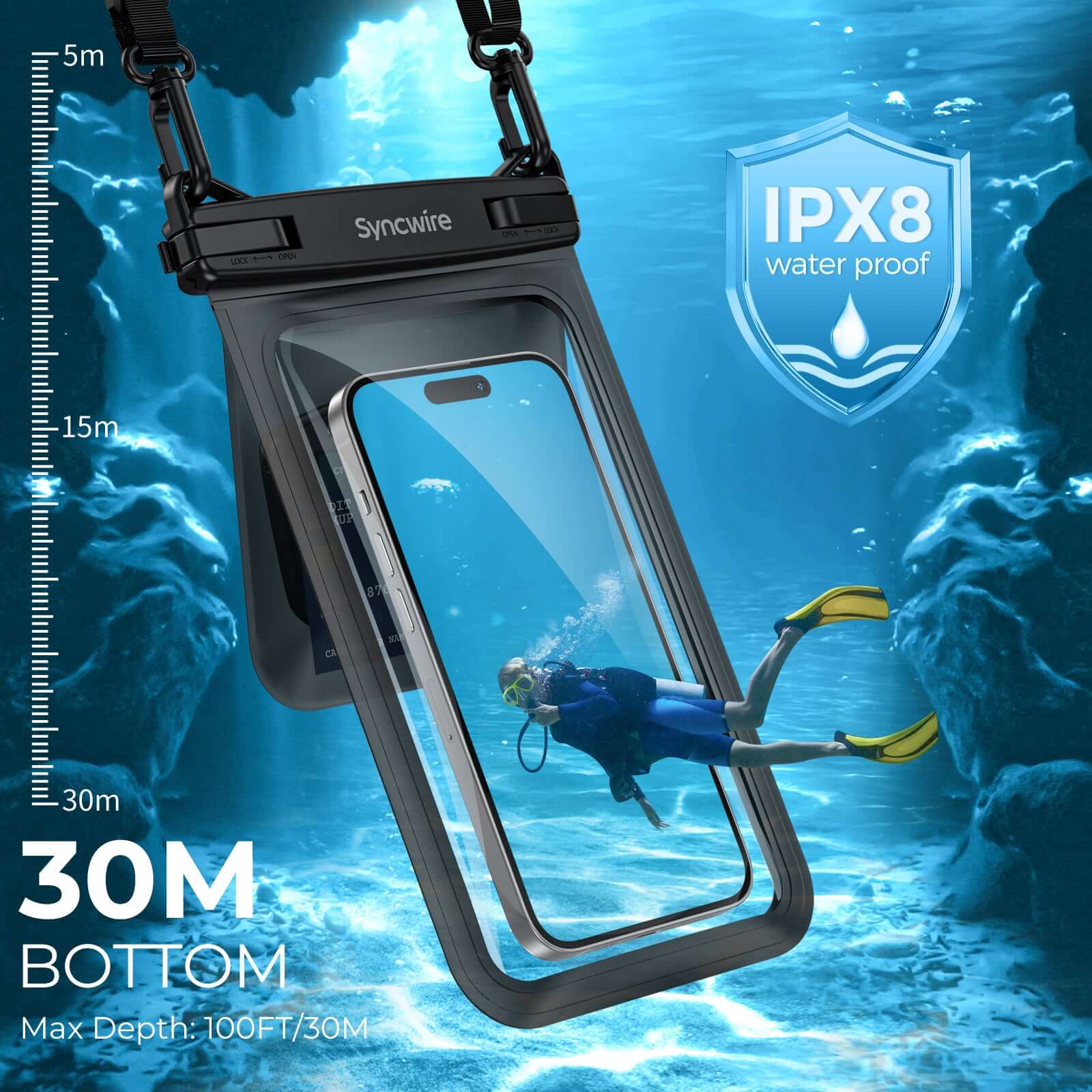 Double Space Waterproof Phone Pouch Double Space Waterproof Phone Pouch