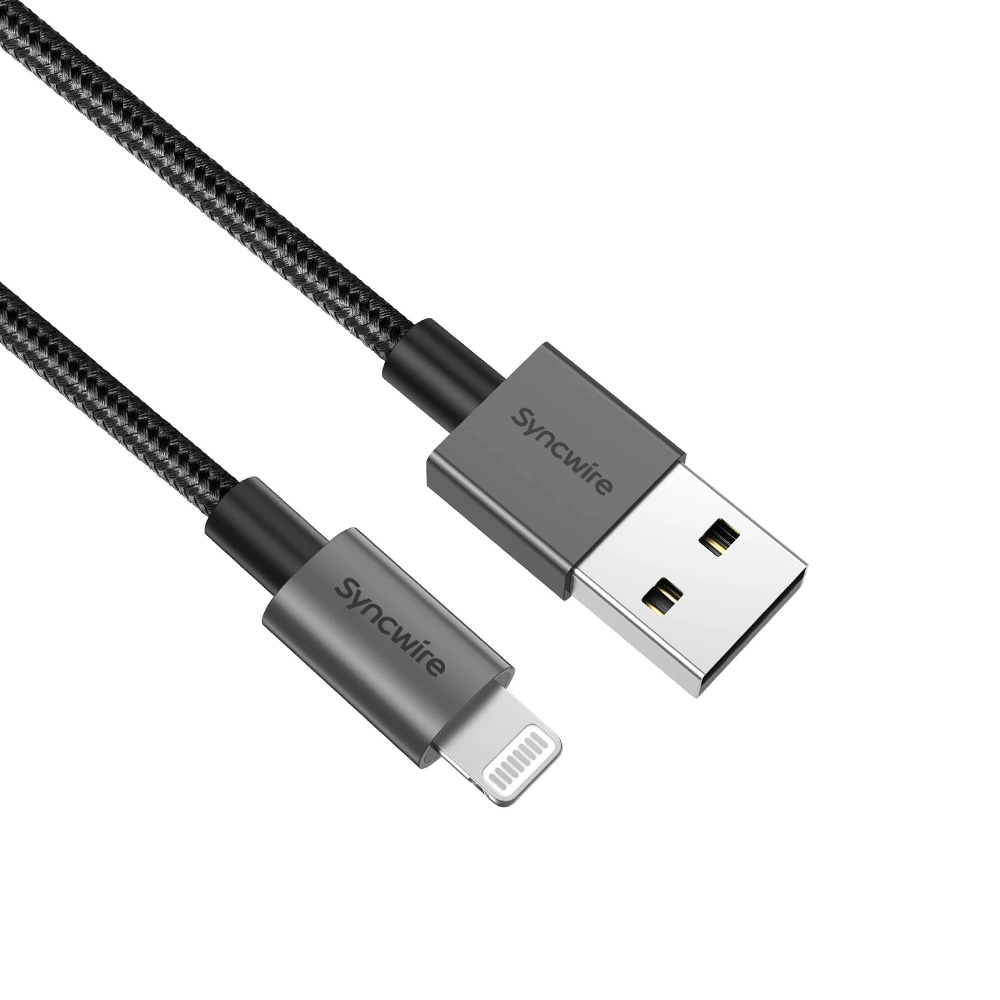 Lightning to USB-A Cable Nylon Braided MFi C89