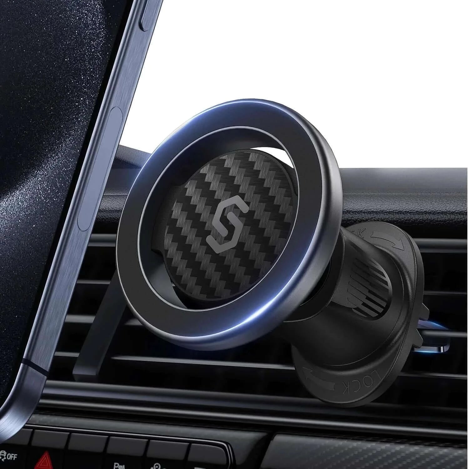 Magnetic-Phone-Holder-for-Car-Air-Vent-Flexible-Rotation-Gray  1497 × 1500px