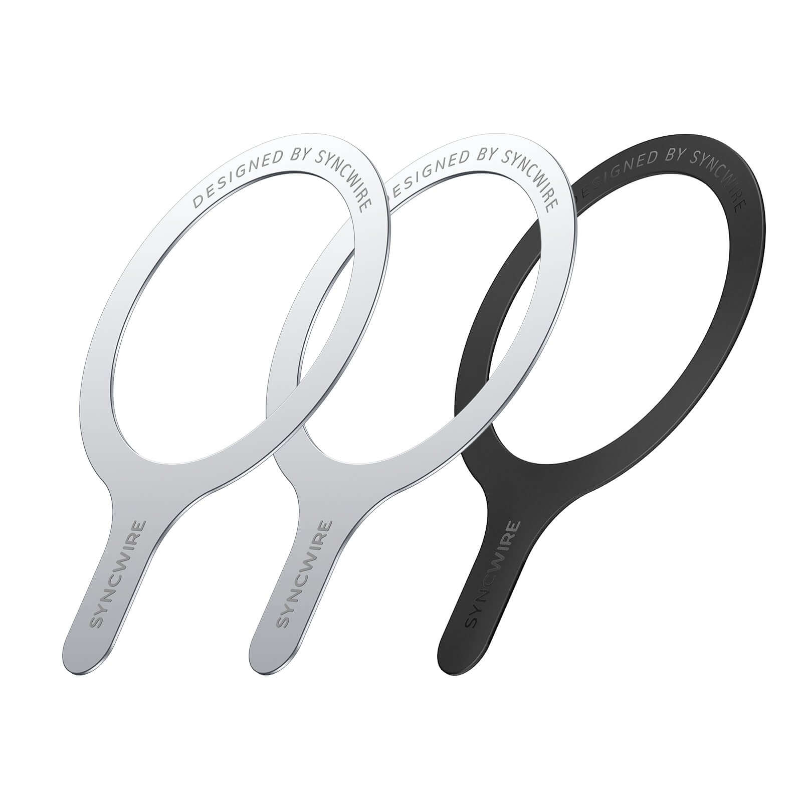 Three Magnetic Rings Magnetic Metal Ring(3 Pack) to Attach Your Phone