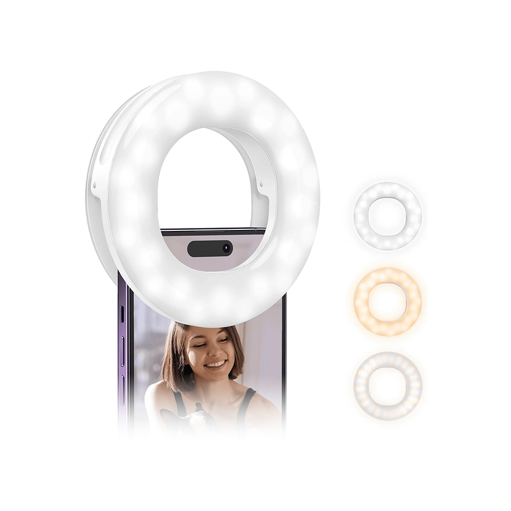 Selfie Ring Light for Phone with 3 Light Temperatures