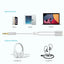 Nylon-Braided 3.5mm Audio Cable Y Splitter
